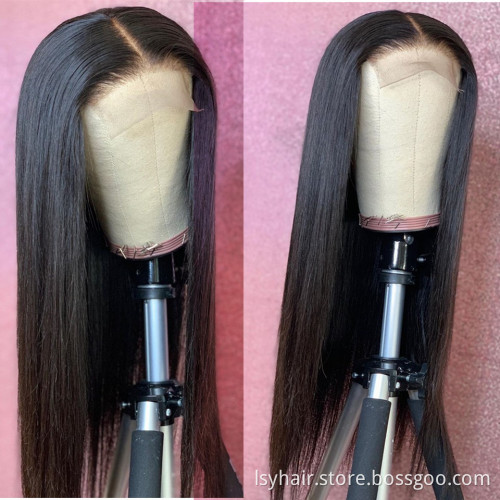 2021 Wholesale Preplucked Hairline Human Hair Wigs,Peruvian Hd Lace Front Wigs Natural Curly Full Lace Wig With Baby Hair